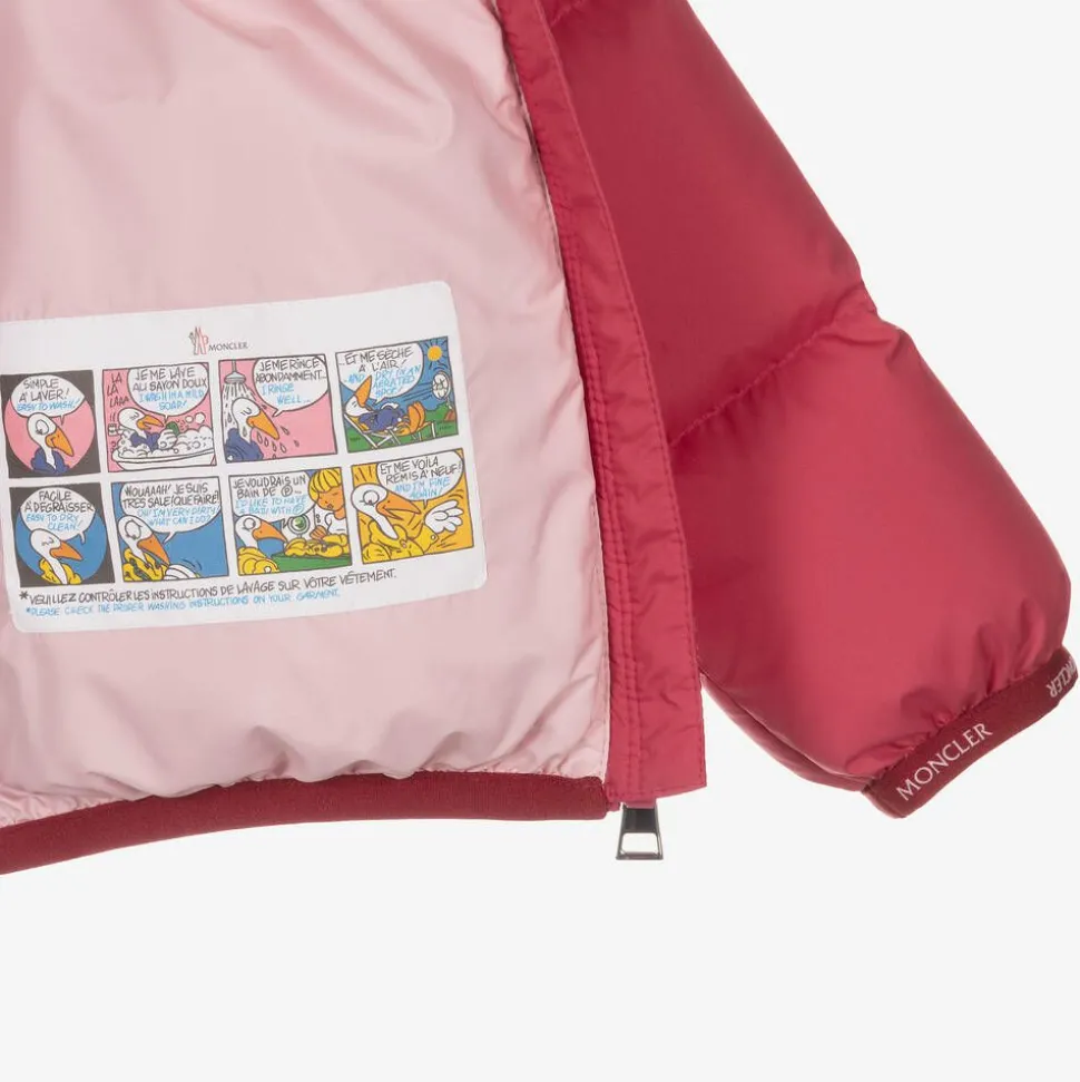Girls Red Abbadia Puffer Jacket