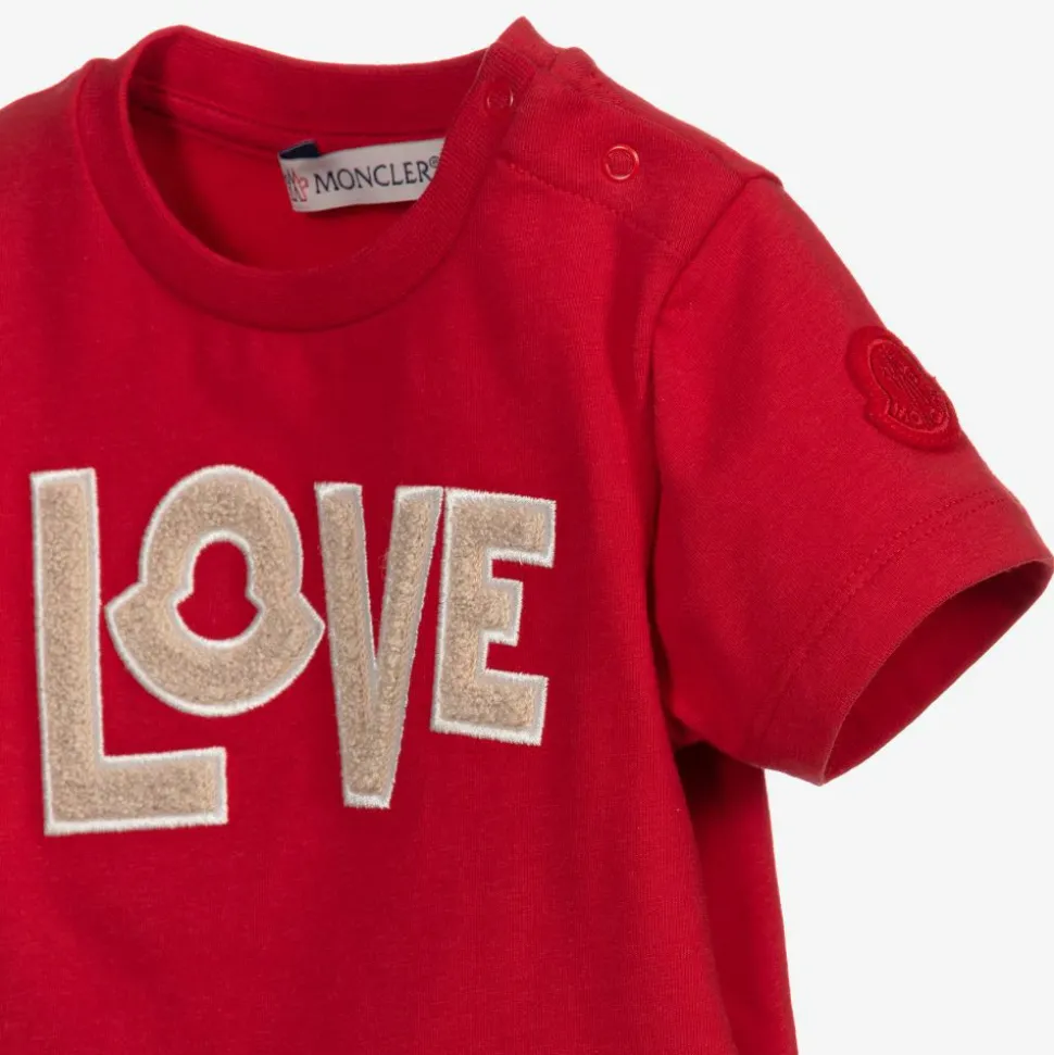 Girls Red Love T-Shirt