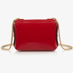Girls Red Patent Leather Bag (12cm)