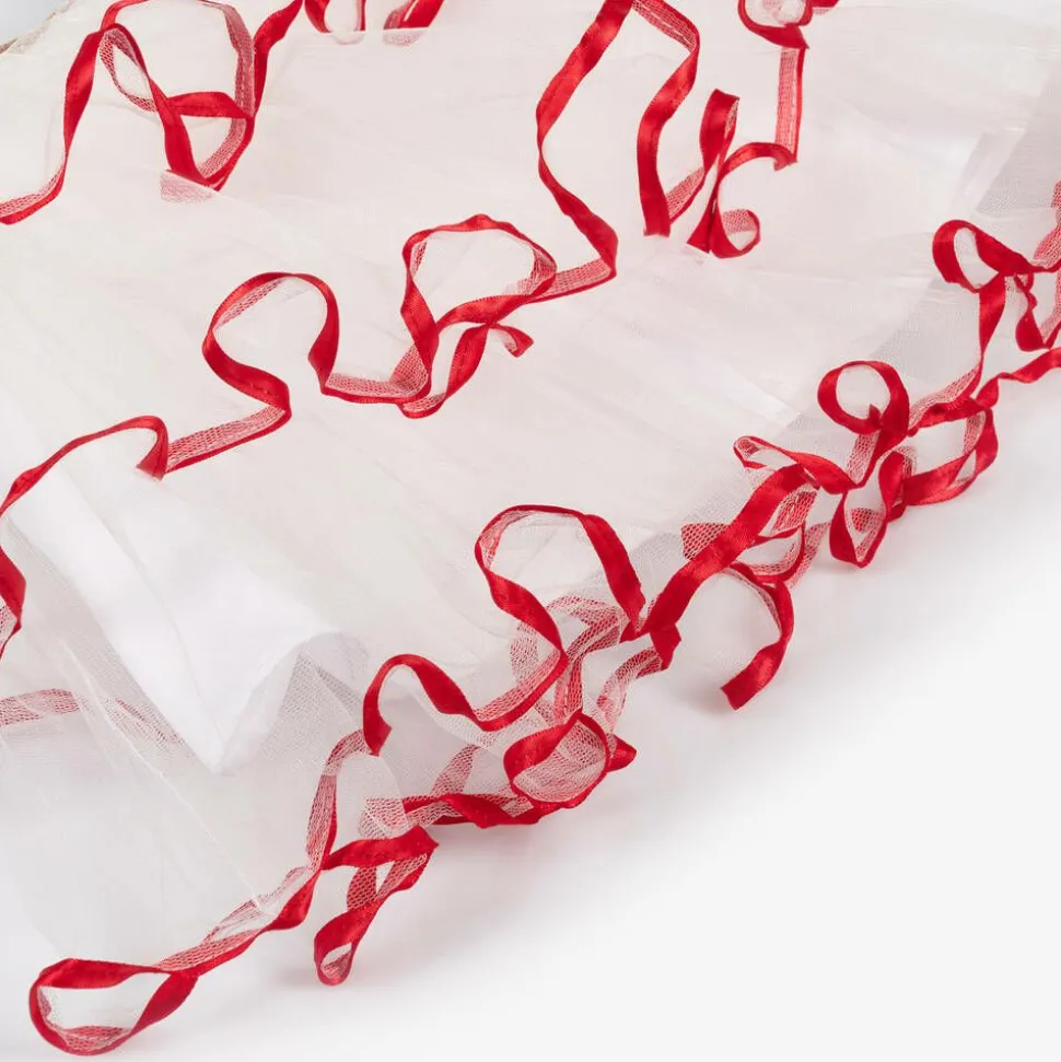 Girls Red Santa's Little Helper Costume