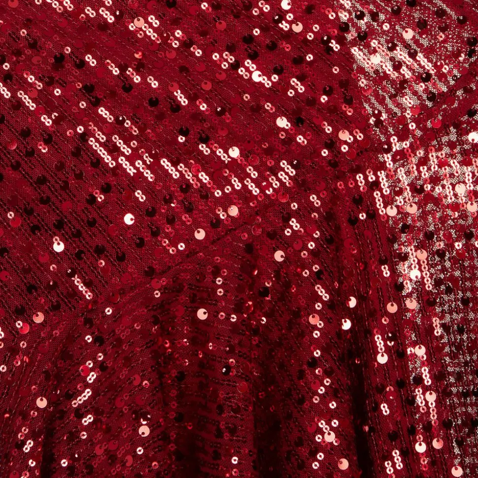 Girls Red Sequin Dress