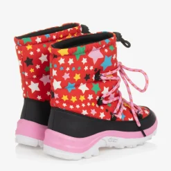 Girls Red Star Snow Boots