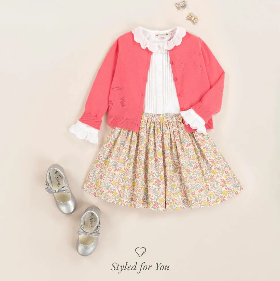 Girls Silver Mary Jane Shoes