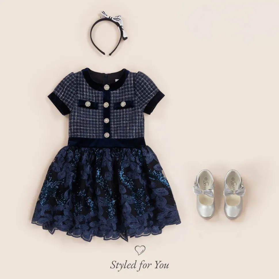 Girls Silver Mary Jane Shoes