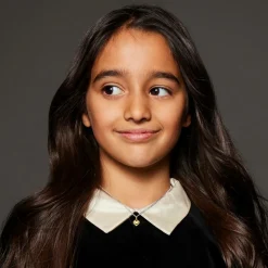 Girls Sterling Silver & Gold Heart Necklace