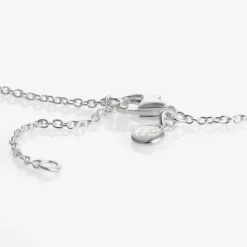 Girls Sterling Silver Star & Moon Necklace (38cm)