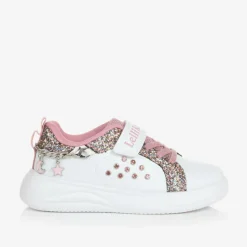 Girls White Bracelet Trainers