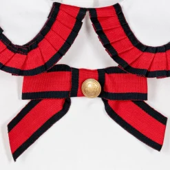 Girls White Cotton Bow Top