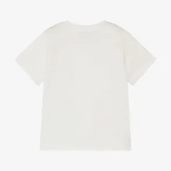 Girls White Cotton Fairy T-Shirt