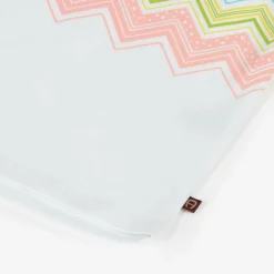 Girls White Cotton T-Shirt