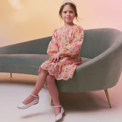 Girls White Leather Shoes