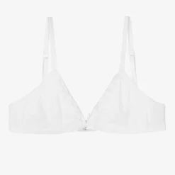Girls White Modal Bra