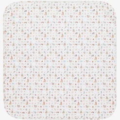 Girls White Supima Cotton Joys Blanket (80cm)