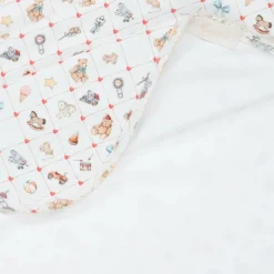 Girls White Supima Cotton Joys Blanket (80cm)