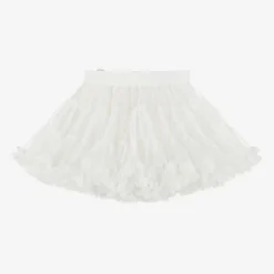 Girls White Tutu Skirt