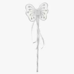 Girls White Wings & Wand Dressing-Up Set