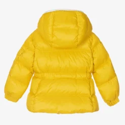 Girls Yellow Down Padded Coat