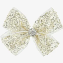 Gold Bow Hairclip (11cm)