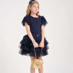 Gold Bow Handbag (17cm)