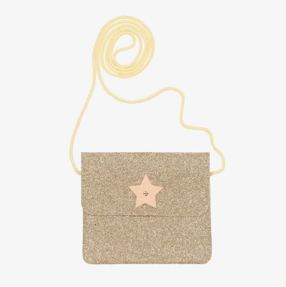 Gold Glitter Purse (13cm)