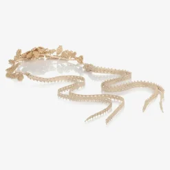 Gold Pearl Garland Headband