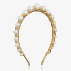 Gold Vida Pearl Hairband