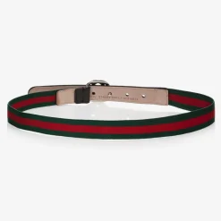Green & Red GG Web Belt
