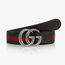 Green & Red GG Web Belt