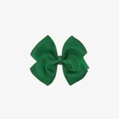 Green Bow Hair Clip (10cm)