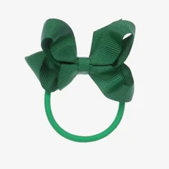 Green Bow Hair Elastic (7cm)