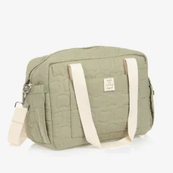 Green Cotton Changing Bag (37cm)