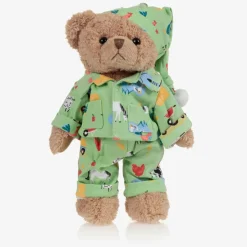 Green Farmyard Pyjama Teddy Bear (34cm)