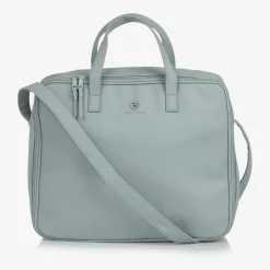 Green Faux Leather Suitcase (44cm)