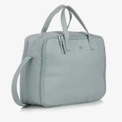 Green Faux Leather Suitcase (44cm)