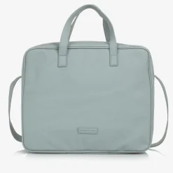 Green Faux Leather Suitcase (44cm)