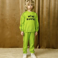 Green Organic Cotton Cats Joggers