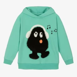 Green Organic Cotton Monster Hoodie