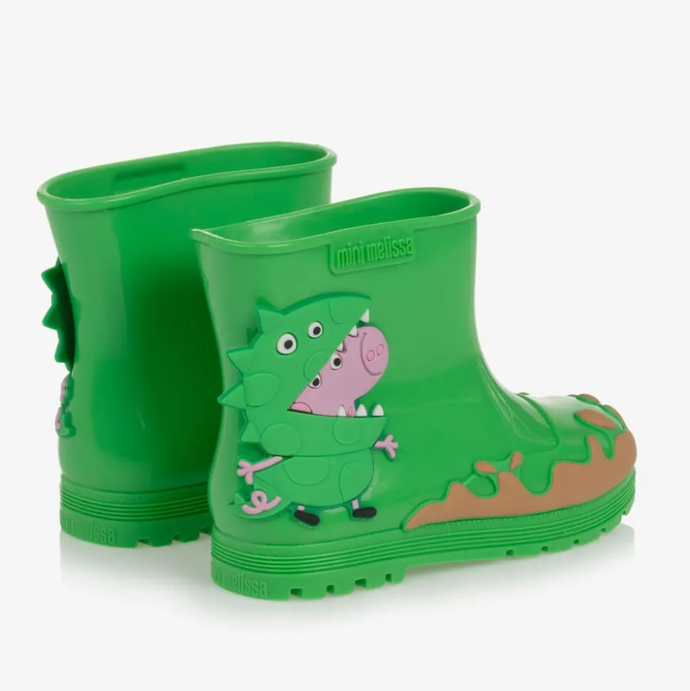 Green Peppa Pig Rain Boots