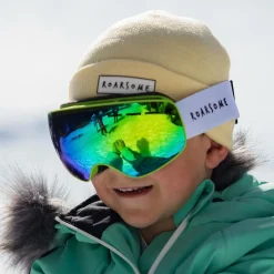 Green Polarised Anti-Fog Ski Goggles