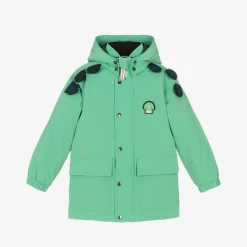 Green Spike The Dinosaur Waterproof Coat