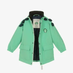 Green Spike The Dinosaur Waterproof Coat