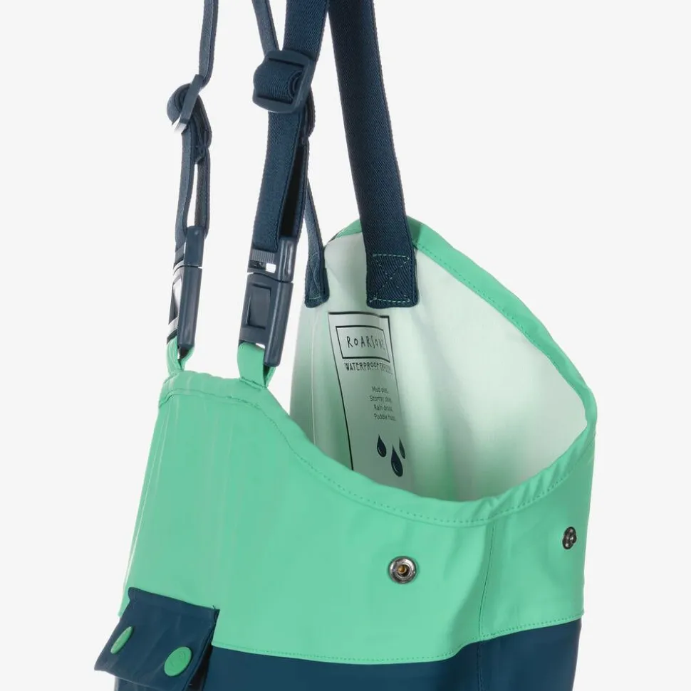 Green Spike The Dinosaur Rain Trousers