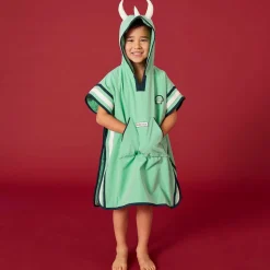 Green Spike The Dinosaur Poncho Towel