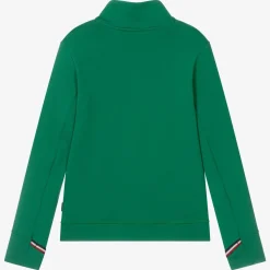 Green Technical Half-Zip Top