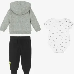 Grey & Black Tracksuit Set