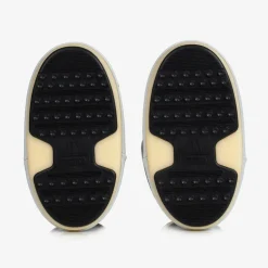 Grey & White Icon Snow Boots