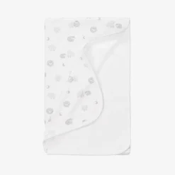 Grey & White Cotton Baby Sheep Blanket (73cm)