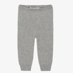 Grey Cashmere Knit Leggings