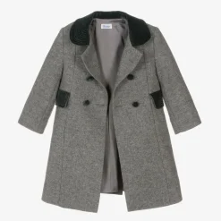 Grey Classic Wool Coat