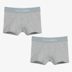 Grey Cotton Boxers (2 Pack)